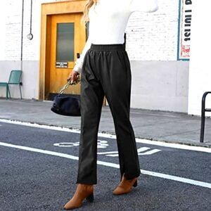 NWT Attraco Faux-Leather Wide Leg Pants